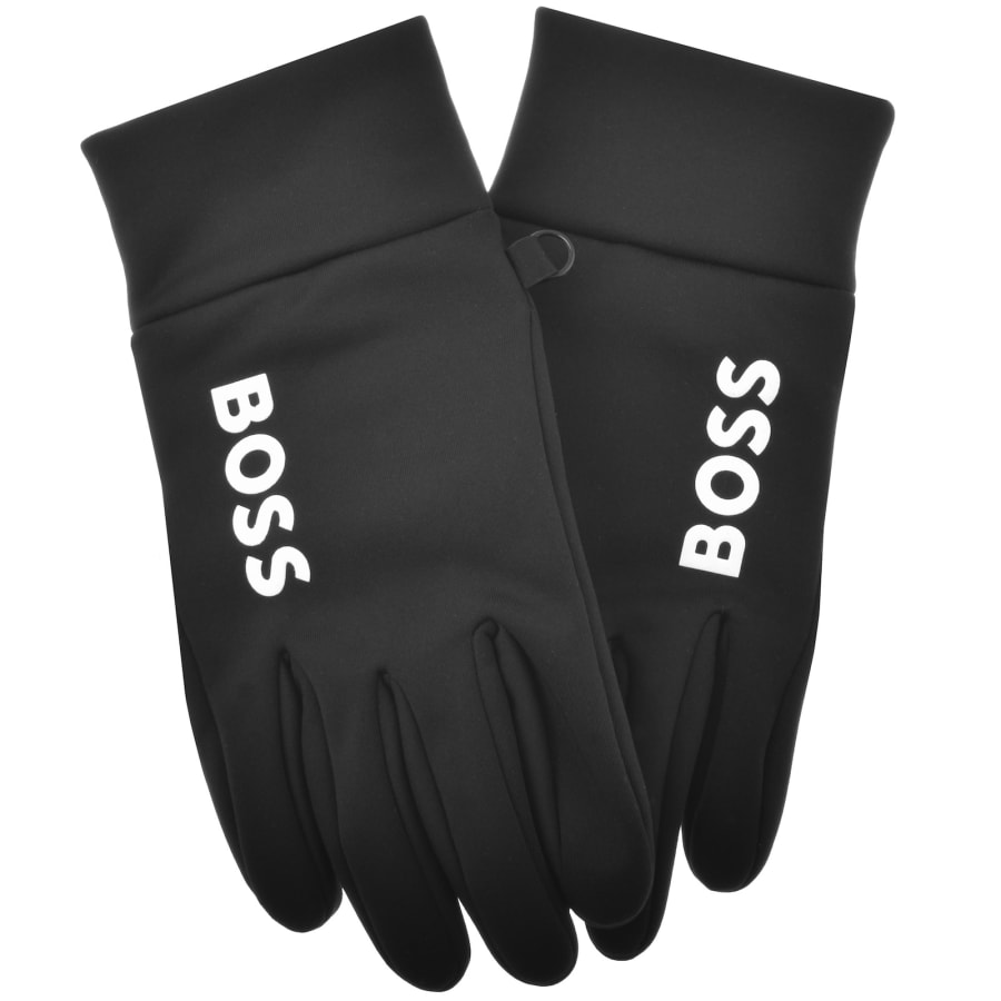 BOSS Running Gloves Black
